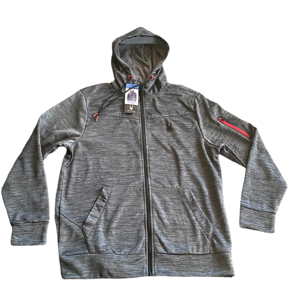 Spyder - Men’s Fleece Zip Up Hoodie Sweater